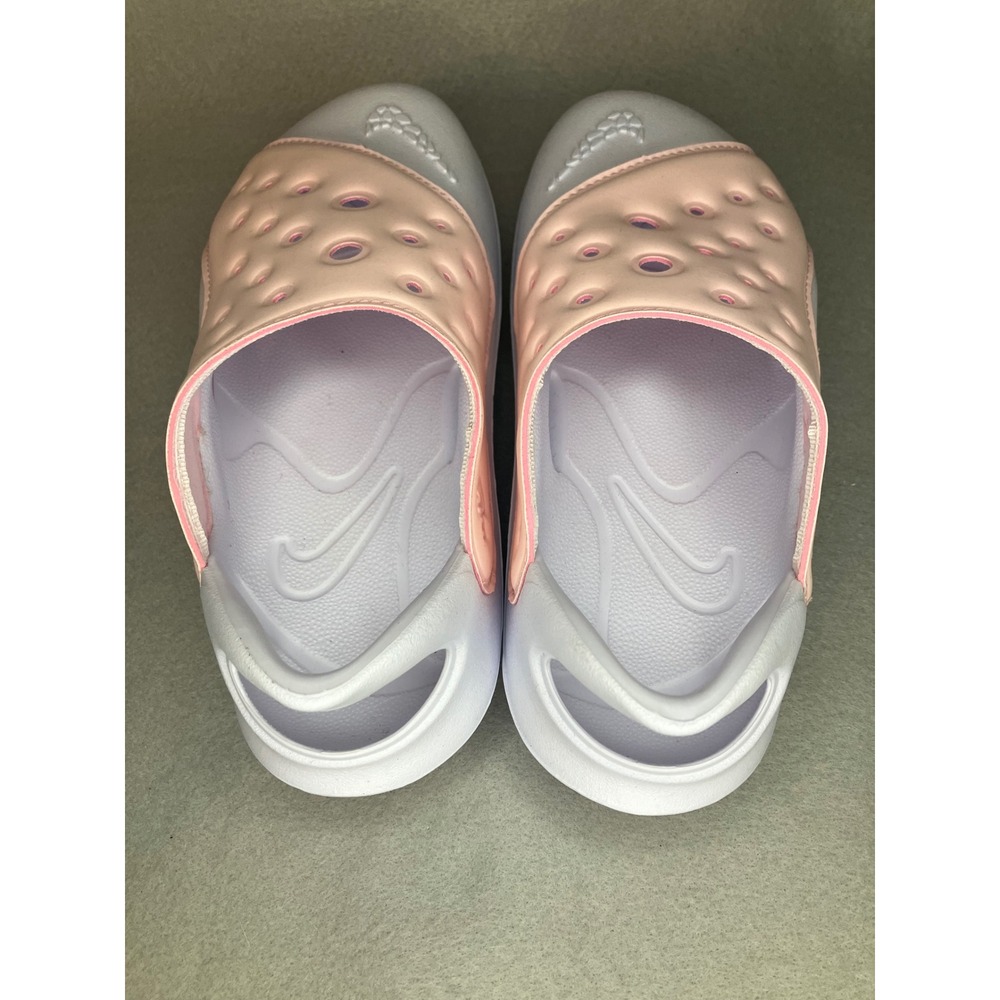 Nike Aqua Swoosh Kids Size 13 Pink White Slip On - Picture 7 of 7